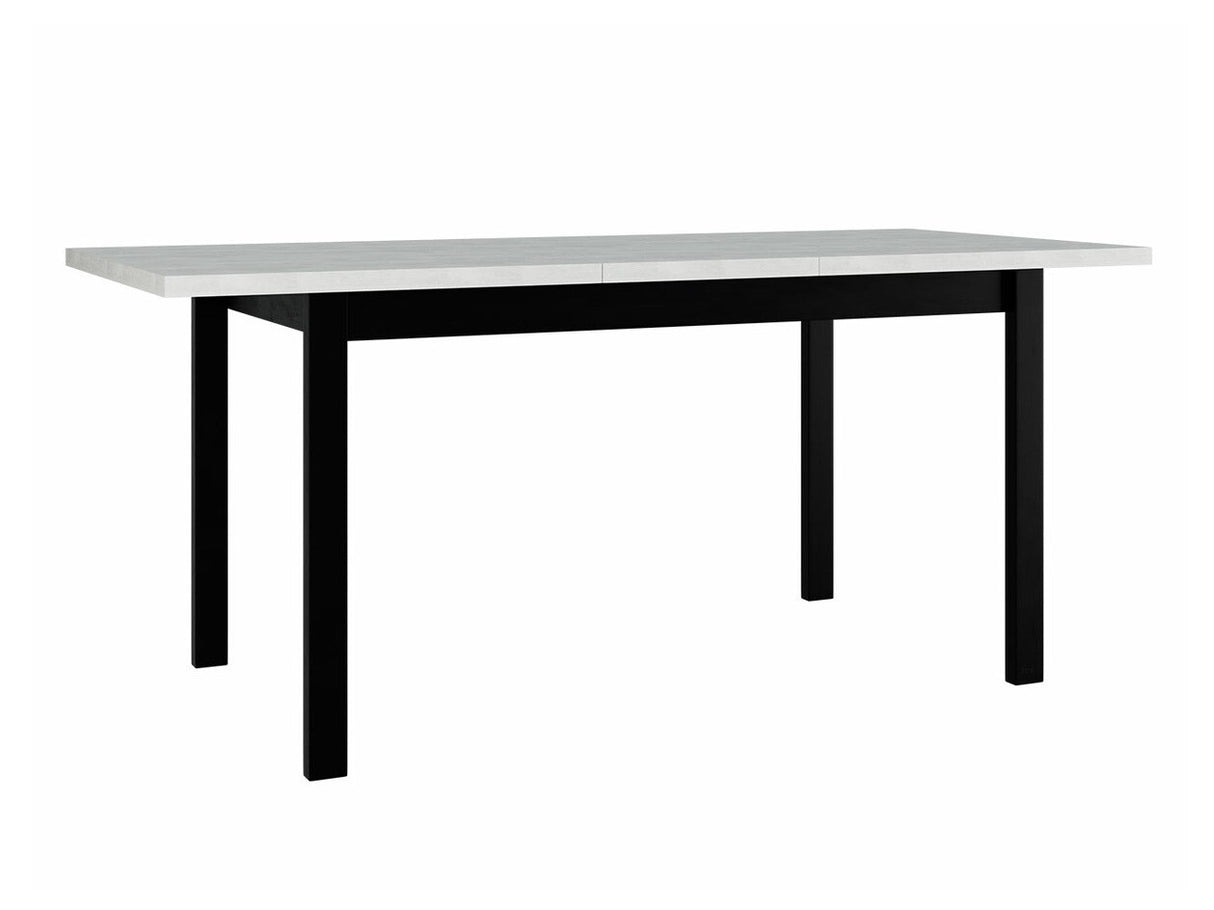 Asztal Alba 80 x 140/180 2 (Diesel 2), Munkalap színe: Fehér , Lábak színe: Sonoma tölgy