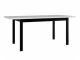 Asztal Alba 80 x 140/180 2 (Diesel 2), Munkalap színe: Artisan tölgy, Lábak színe: Fehér