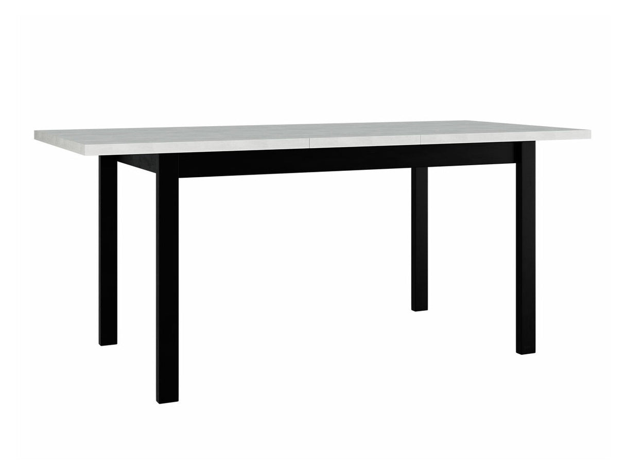 Asztal Alba 80 x 140/180 2 (Diesel 2), Munkalap színe: Artisan tölgy, Lábak színe: Fekete