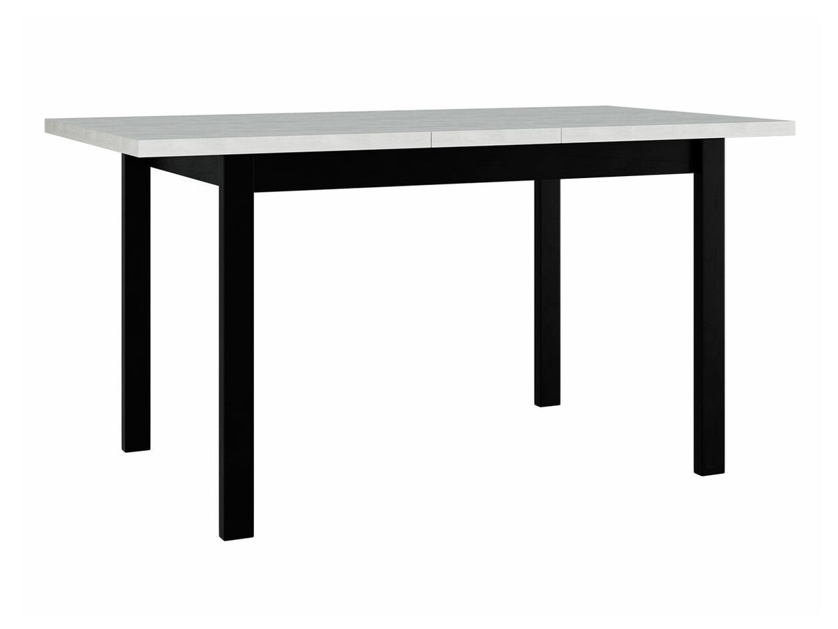 Asztal Alba 1 80 x 120/150 (Diesel 1), Munkalap színe: Sonoma tölgy, Lábak színe: Fehér