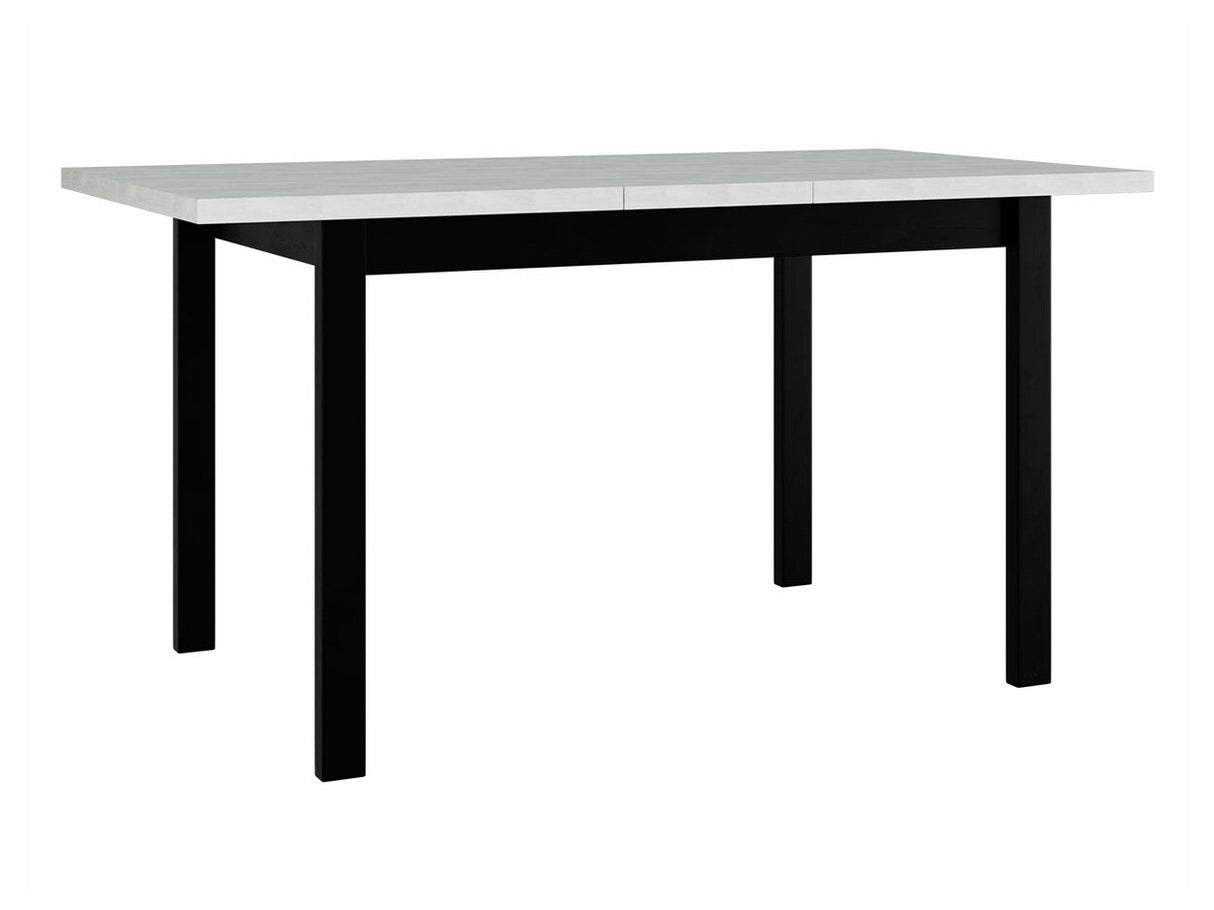 Asztal Alba 1 80 x 120/150 (Diesel 1), Munkalap színe: Artisan tölgy, Lábak színe: Fehér