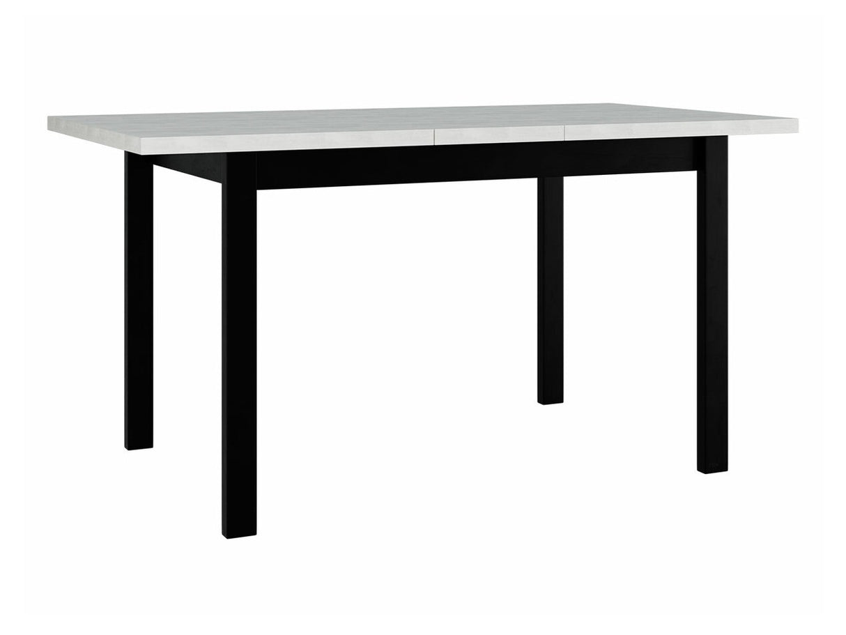 Asztal Alba 1 80 x 120/150 (Diesel 1), Munkalap színe: Artisan tölgy, Lábak színe: Fekete