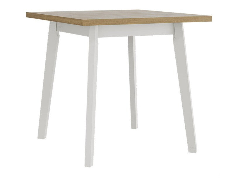 Asztal Oslo 1 80 x 80 (Harry 1), Munkalap színe: Sonoma tölgy , Lábak színe: Fehér