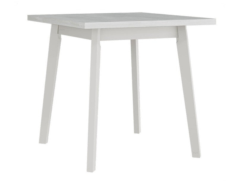 Asztal Oslo 1 80 x 80 (Harry 1), Munkalap színe: Fehér , Lábak színe: Fehér