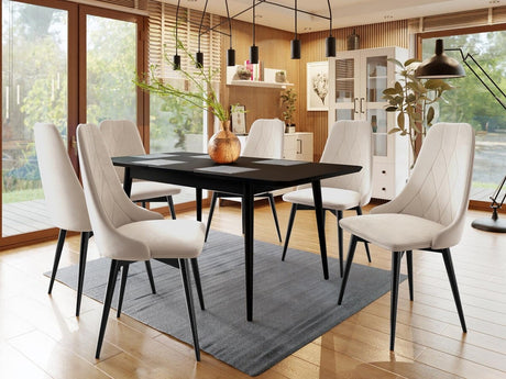 Szék S91 (ST91), Szín: Fekete + Magic Velvet 2250