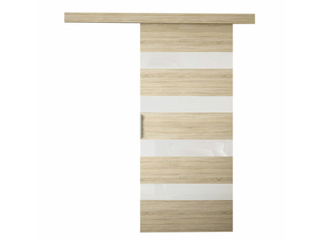 Tolóajtók Drzwi przesuwne MARTI V + samodomykacz, Szín: Sonoma tölgy + Fehér