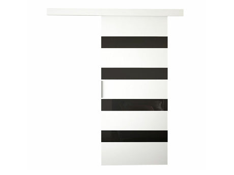 Tolóajtók Drzwi przesuwne LEO V + samodomykacz, Szín: Fehér + Fekete