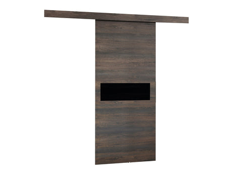 Tolóajtók Drzwi MALIBU WZORY M-4 90 + samodomykacz, Szín: Sötét kőris + Fekete