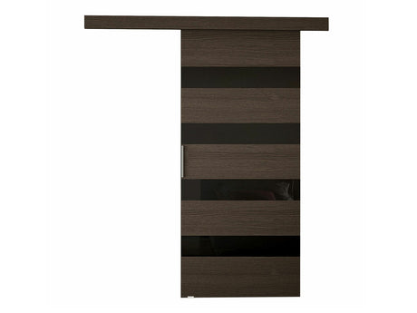 Tolóajtók Drzwi przesuwne RUBI V + samodomykacz, Szín: Barna + Fekete