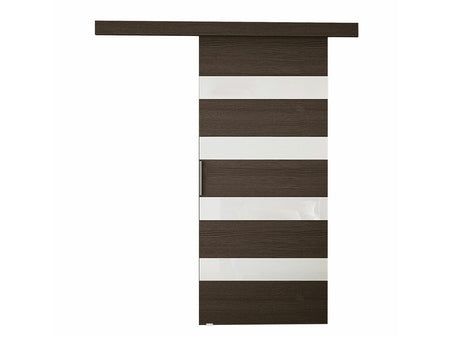 Tolóajtók Drzwi przesuwne RUBI V + samodomykacz, Szín: Barna + Fehér