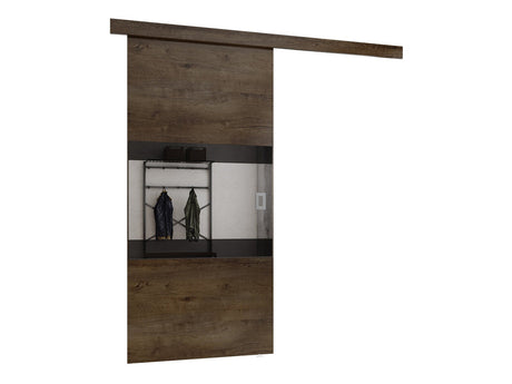 Tolóajtók Drzwi LUMBA 80 + samodomykacz, Szín: Sötét kőris + Fekete