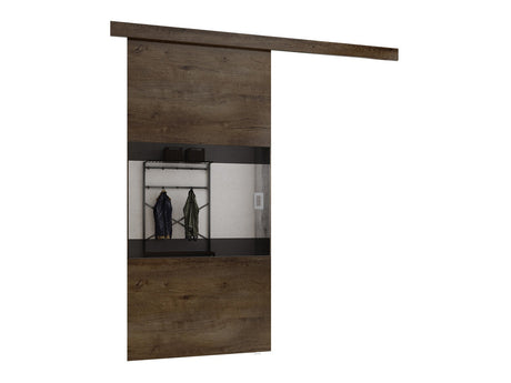 Tolóajtók Drzwi LUMBA 100 + samodomykacz, Szín: Sötét kőris + Fekete