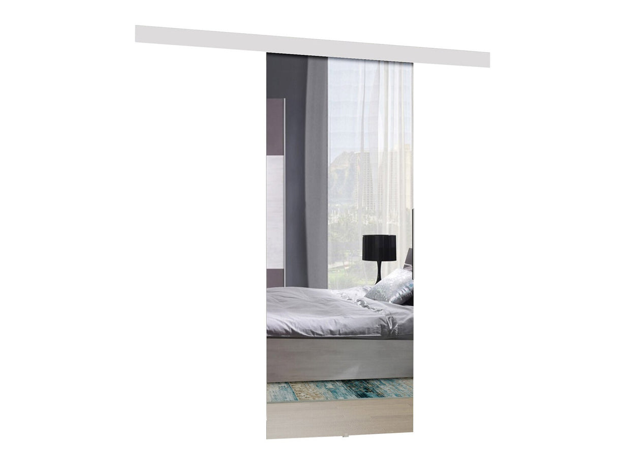 Tolóajtók Drzwi MIRROR 100 + samodomykacz Biały / Lustro