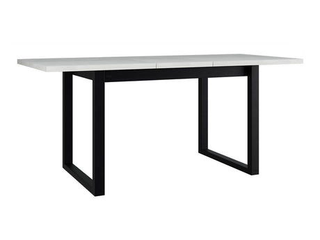 Asztal Stół IKON 3 L LAMINAT Blat: Biały / Podst.: Czarny fém 5903211275821 (Fehér + Fekete)