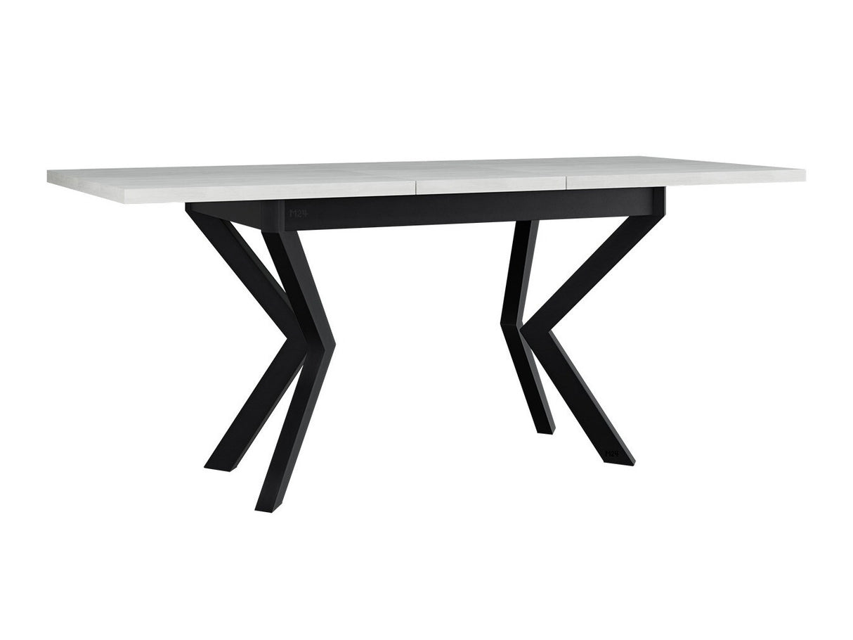 Asztal Stół IKON 4 LAMINAT Blat: Dąb Artisan / Podst.: Czarny fém 5903211275876 (Fekete + Artisan tölgy)