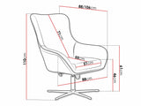 Fotel Fotel ELIS, Szín: Velluto 29 + Velluto 20