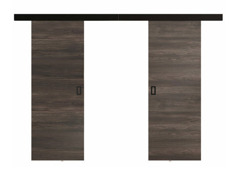 Tolóajtók Drzwi WERDI DUO 132 + 2x samodomykacz, Szín: Sötét kőris