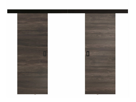 Tolóajtók Drzwi WERDI DUO 152 + 2x samodomykacz, Szín: Sötét kőris