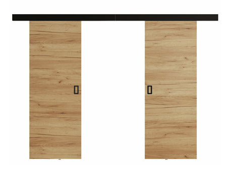 Tolóajtók Drzwi WERDI DUO 152 + 2x samodomykacz, Szín: Craft tölgy