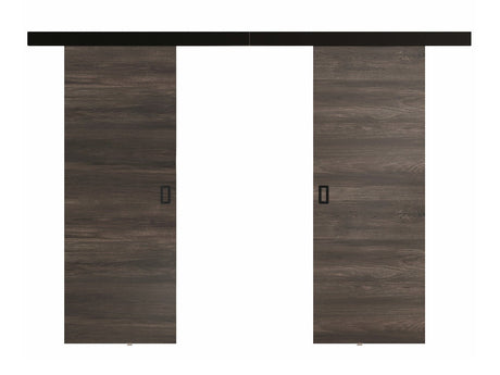 Tolóajtók Drzwi WERDI DUO 172 + 2x samodomykacz, Szín: Sötét kőris