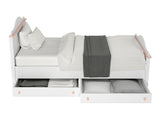 Ágy Luna LN-08, Ágyneműtartó: Igen 2db.