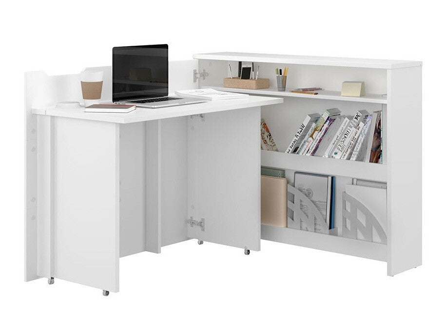 Sarok íróasztal WORK CONCEPT CW-01, Szín: Fehér, Változatok: Balos