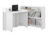 Sarok íróasztal WORK CONCEPT CW-01, Szín: Fehér, Változatok: Balos