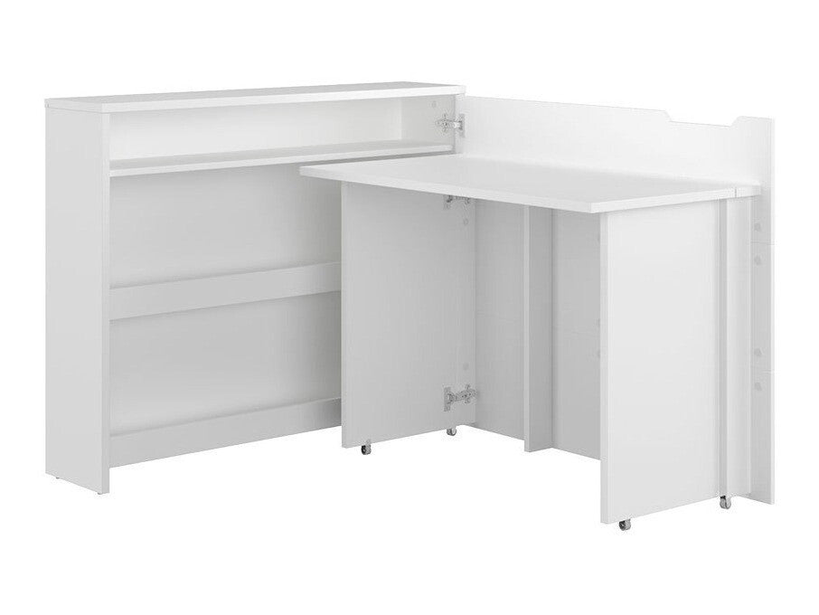 Sarok íróasztal WORK CONCEPT CW-01, Szín: Fehér, Változatok: Jobbos