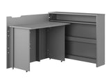 Sarok íróasztal WORK CONCEPT CW-01, Szín: Szürke, Változatok: Balos