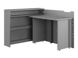 Sarok íróasztal WORK CONCEPT CW-01, Szín: Szürke, Változatok: Jobbos