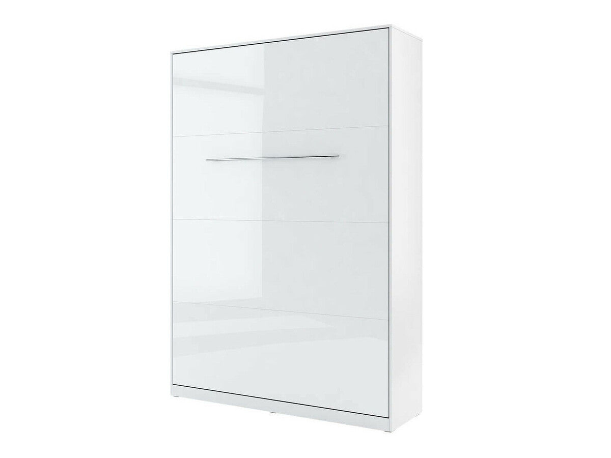 Szekrényágy CONCEPT PRO CP-01, Szín: Fehér + Fényes fehér, Alvó felület mérete: 140 x 200 cm