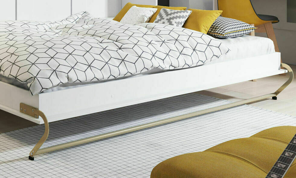 Szekrényágy CONCEPT PRO CP-04 I, Szín: Fehér, Alvó felület mérete: 140 x 200 cm
