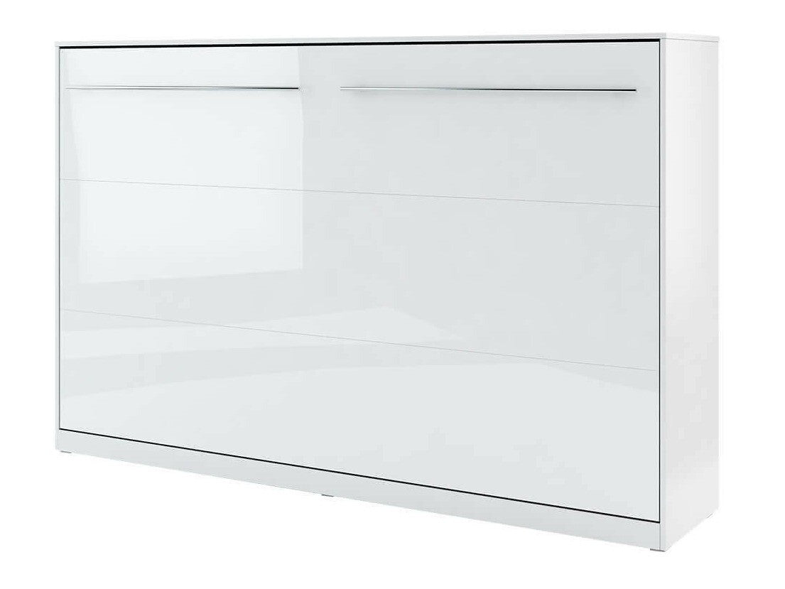 Szekrényágy CONCEPT PRO CP-05 I, Szín: Fehér + Fényes fehér, Alvó felület mérete: 120 x 200 cm