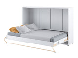 Szekrényágy CONCEPT PRO CP-05 I, Szín: Fehér + Fényes fehér, Alvó felület mérete: 120 x 200 cm