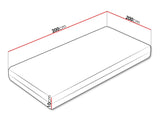 Matrac Zeus 10 (Nicola), Méretek: 200 x 200 cm