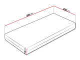 Matrac Ares 10 (Pyros 10), Méretek: 200 x 200 cm
