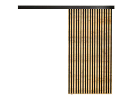 Tolóajtók Drzwi BELMO 100 + samodomykacz, Szín: Kézműves aranytölgy + Fekete