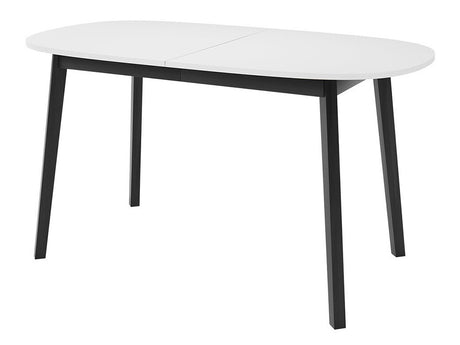 Asztal Stół KLEBO S 150x80, Szín: Fehér + Fekete