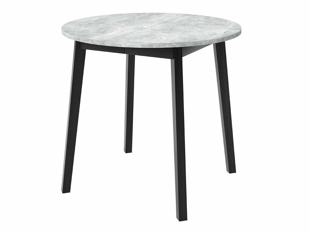 Étkezőgarnitúra Zestaw DIONE S + 4 x LUKE, Fa színe: Szürke márvány + Fekete, Kárpit: Amor Velvet 4318