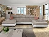 Sarokkanapé Kiságyere BIS (Alvin Bis), Szín: Soft 017 + Uttario Velvet 2979 + Uttario Velvet 2955 St, Változatok: Jobbos