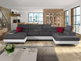 Sarokkanapé Kiságyere BIS (Alvin Bis), Szín: Soft 017 + Uttario Velvet 2971 + Kronos 02, Változatok: Jobbos