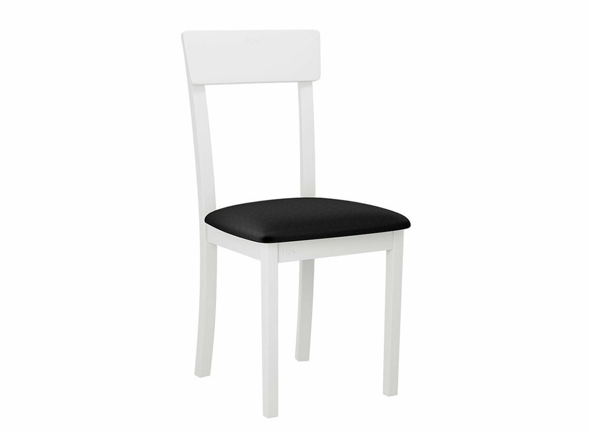 Étkezőgarnitúra Zestaw 19 (OSLO 8 + HUGO 1_NEW), Kárpit: Kronos 7, Fa színe: Fehér