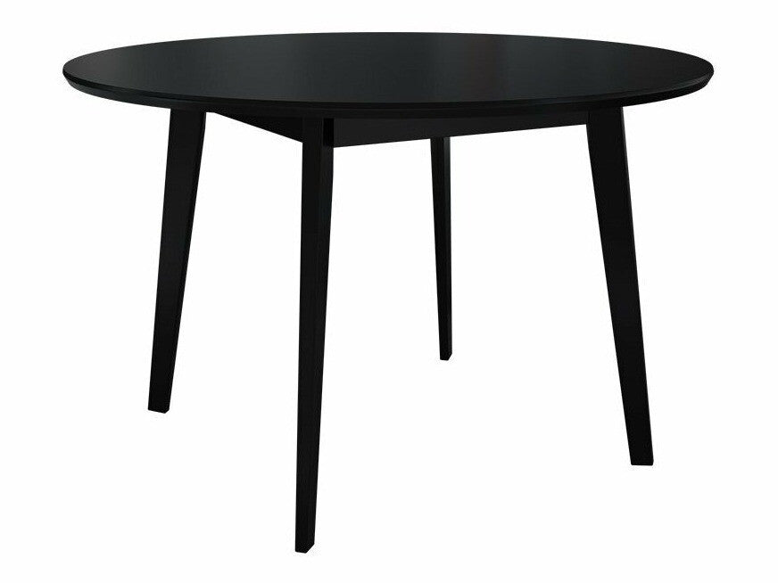 Étkezőgarnitúra Zestaw 04 4xS100 SKANDI FI, Szék színe: Fekete + Magic Velvet 2217, Asztal színe: Fekete
