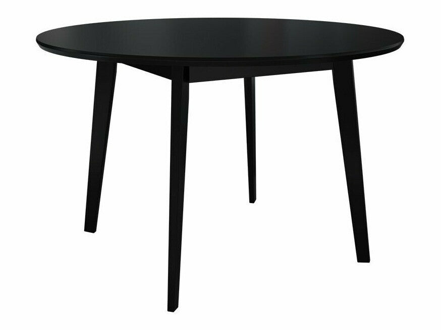 Étkezőgarnitúra Zestaw 04 4xS100 SKANDI FI, Szék színe: Barna + Magic Velvet 2216, Asztal színe: Fekete