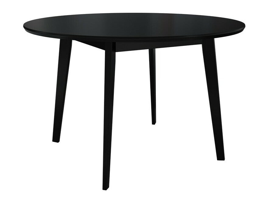 Étkezőgarnitúra Zestaw 04 4xS100 SKANDI FI, Szék színe: Barna + Magic Velvet 2258, Asztal színe: Fekete