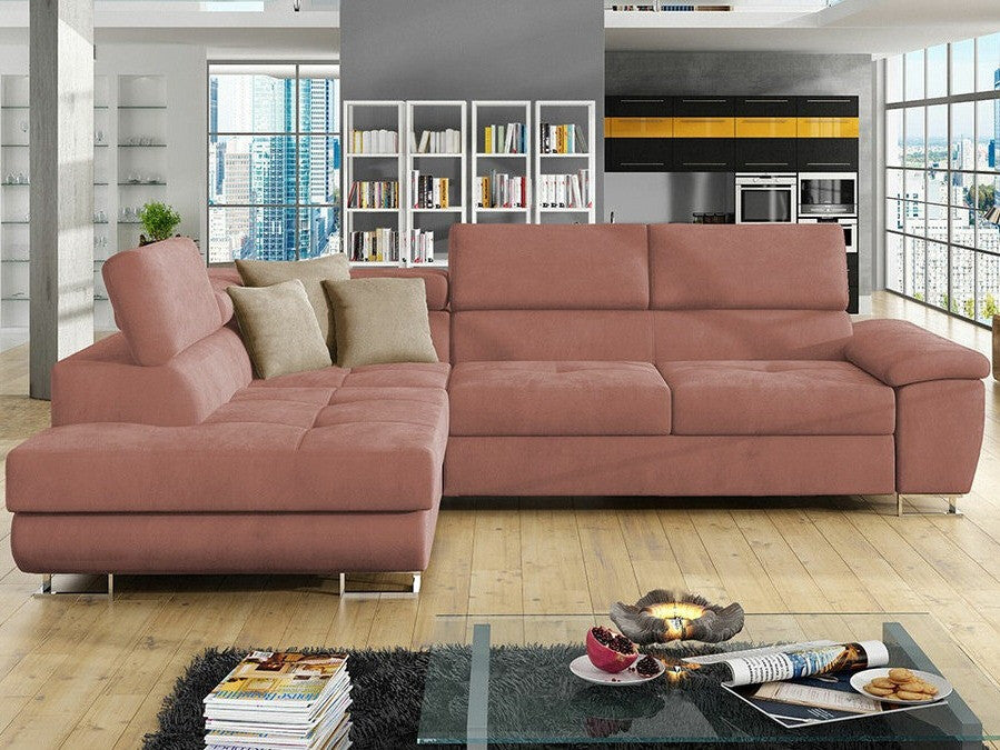Sarokkanapé Kiságyere (Alvin), Szín: Uttario Velvet 2955 + Uttario Velvet 2979, Változatok: Balos