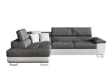 Sarokkanapé Kiságyere (Alvin), Szín: Soft 017 + Lux 06, Változatok: Balos