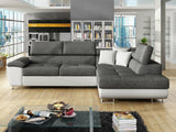 Sarokkanapé Kiságyere (Alvin), Szín: Soft 017 + Lux 06, Változatok: Jobbos