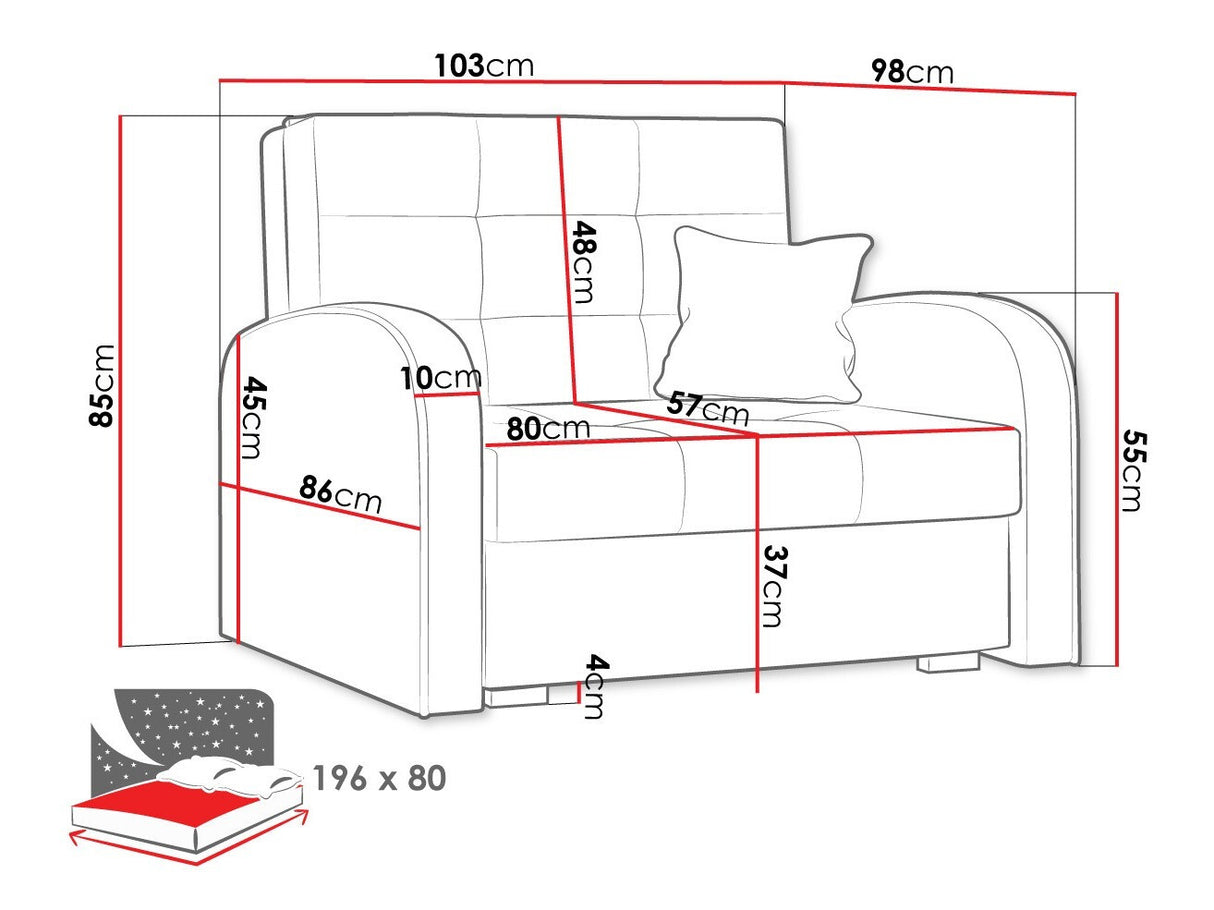 Fotel Viva Arany I (Clivia Arany I), Szín: Kronos 07
