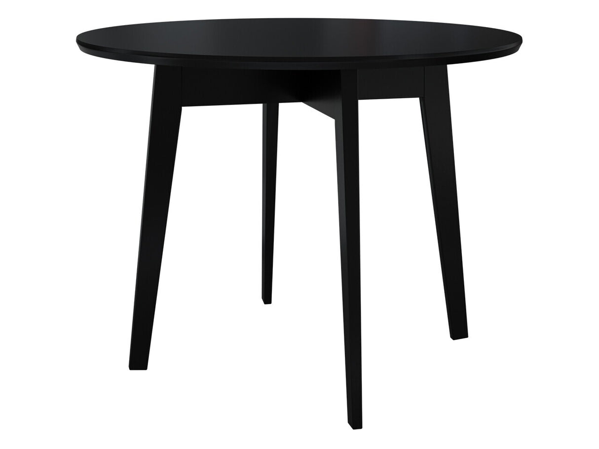 Étkezőgarnitúra Zestaw 01 4xS80 + INES FI, Asztal színe: Barna, Szék színe: Magic Velvet 2217 + Fekete